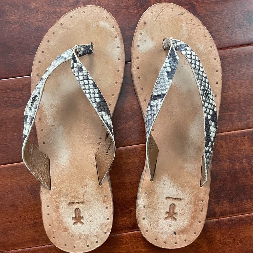 Frye Croc Sandals
